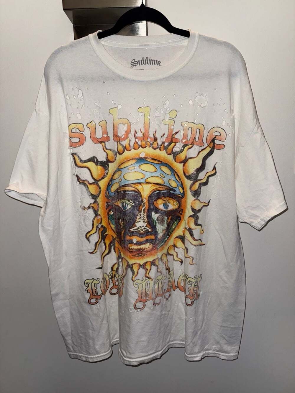 Sublime Sun Logo Graphic T-Shirt White S/M